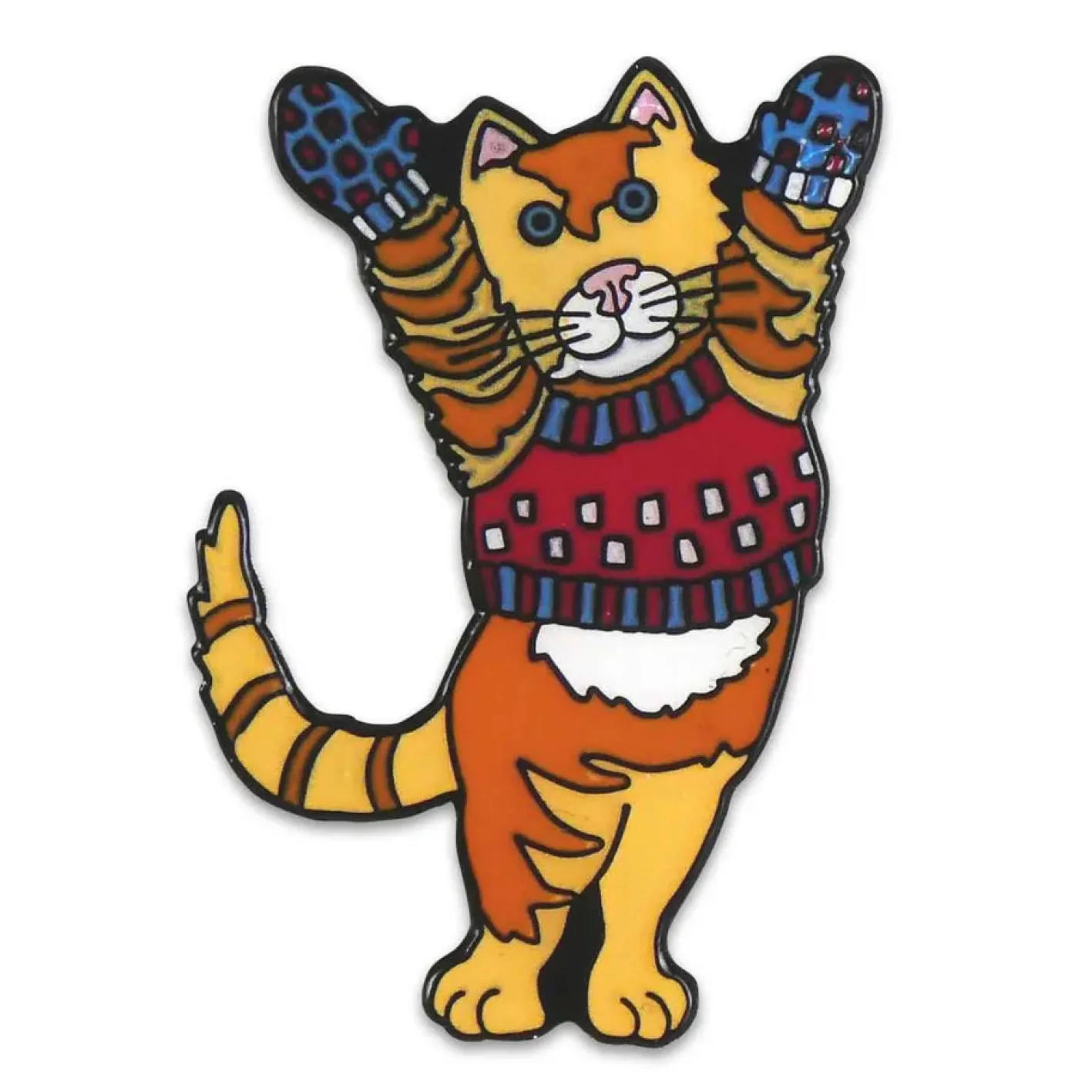 Emma Ball Kittens in Mittens Enamel Pin in a Tin
