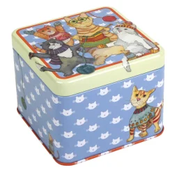 Emma Ball Kittens in Mittens Small Square Tin