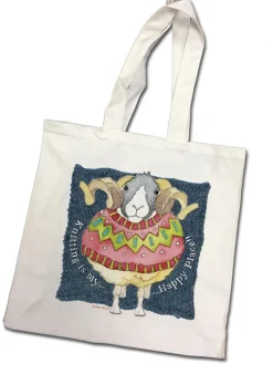 Emma Ball Knitting is my Happy Place Canvas Bag