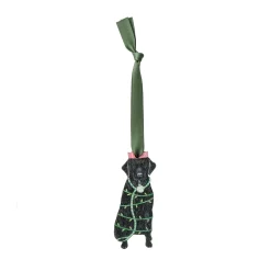 Lottie Murphy Labrador Wooden Christmas Decoration