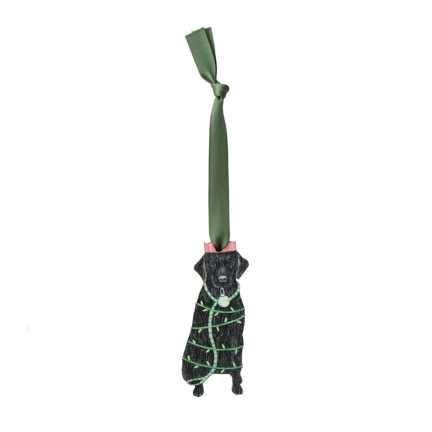 Lottie Murphy Labrador Wooden Christmas Decoration