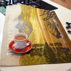 Town Towels Lake District - Blea Tarn and the Langdale Pikes Tea Towel