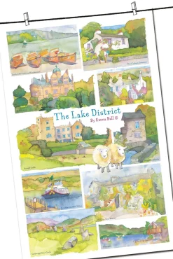 Emma Ball Lake District by Tea Towel