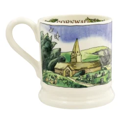 Emma Bridgewater Landscapes of Dreams Cornish Beaches 1/2 Pint Mug
