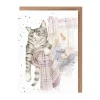 Wrendale Designs 'Lazy Sunday' Cat Greetings Card