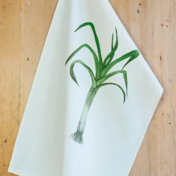 Lottie Day Leek Tea Towel