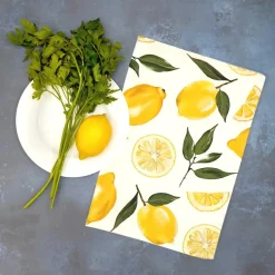 Corinne Alexander Lemon Tea Towel by