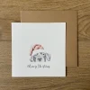 Katherine Sheard Designs Lenny Lab Christmas Greetings Card