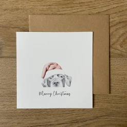 Katherine Sheard Designs Lenny Lab Christmas Greetings Card