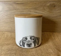Katherine Sheard Designs Lenny the Labrador Fine Bone China Storage Jar