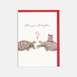 Lottie Murphy 'Let's Grow Old Together' Tortoise Valentine's Card