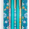 Chronicle Books Liberty Moon Flower Pen Set of 3