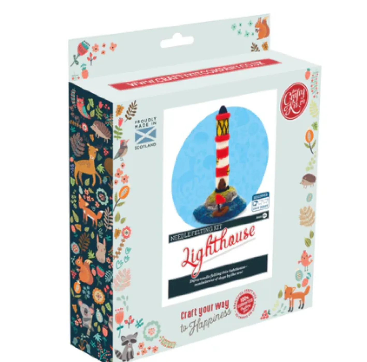 The Crafty Kit Co. Lighthouse Needle Felting Kit