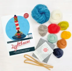 The Crafty Kit Co. Lighthouse Needle Felting Kit
