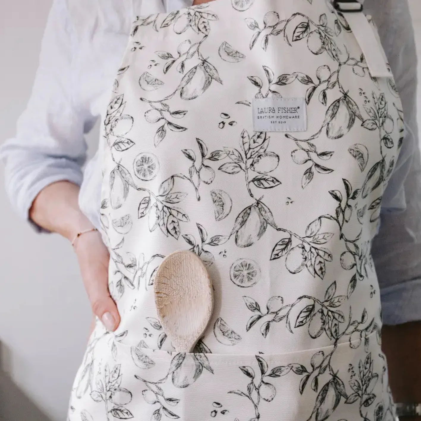 Laura Fisher Lime & Mango Botanical Apron