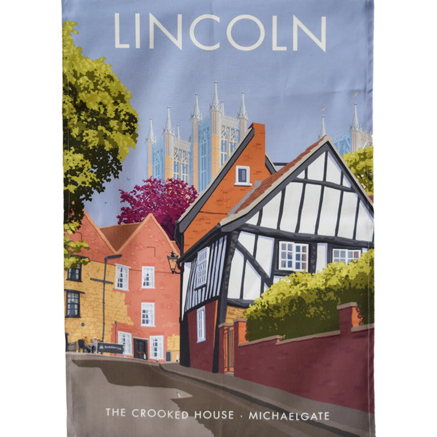 Town Towels Lincoln - Crooked House Tea Towel
