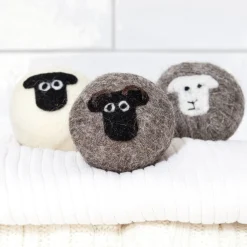 Little Beau Sheep Wool Dryer Balls - pack of 3