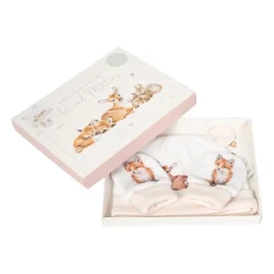 Wrendale Designs 'Little Forest' Baby Hat and Mittens Set