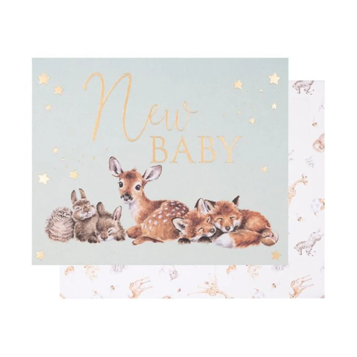 Wrendale Designs 'Little Forest' New Baby Greetings Card