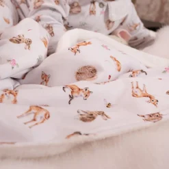 Wrendale Designs 'Little Forest' Woodland Animals Baby Blanket