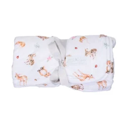 Wrendale Designs 'Little Forest' Woodland Animals Baby Blanket