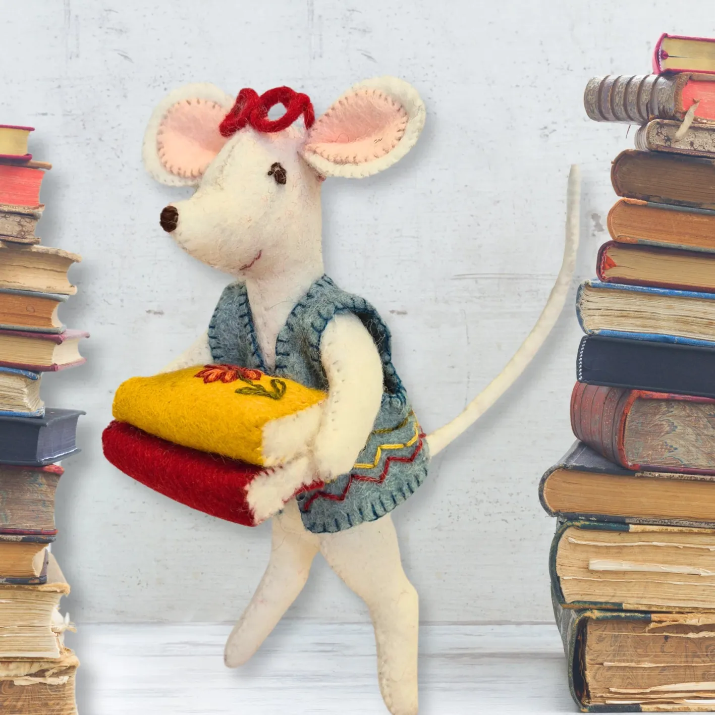 Corinne Lapierre Little Mouse the Librarian Felt Craft Mini Kit