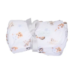 Wrendale Designs 'Little Paws' Dog Baby Blanket