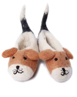 Amica Felt Little Puppy Felt Baby Booties
