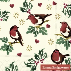 Emma Bridgewater Little Robin Cocktail Napkins