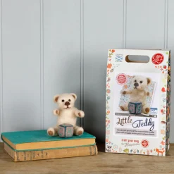 The Crafty Kit Co. Little Teddy Needle Felting Kit