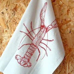 Lottie Day Lobster Tea Towel