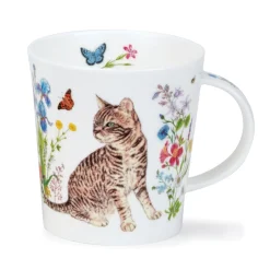 Dunoon Lomond Floral Cats Mug