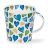 Dunoon Lomond Love Hearts Mug