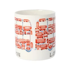 Mclaggan Smith London Bus Bone China Mug