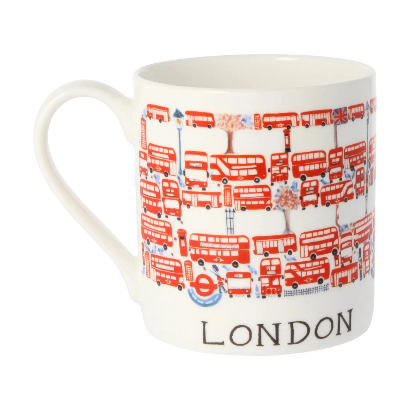 Mclaggan Smith London Bus Bone China Mug