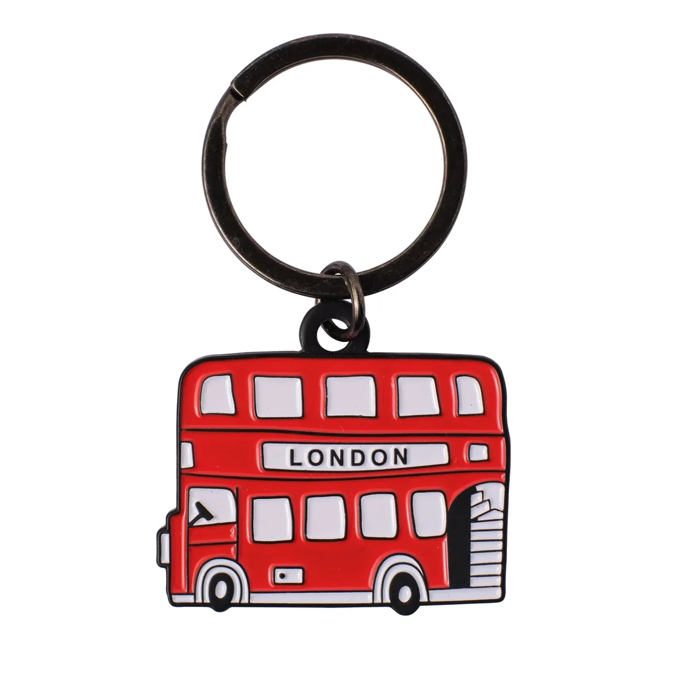 Victoria Eggs London Bus Keyring