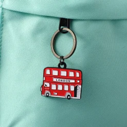 Victoria Eggs London Bus Keyring