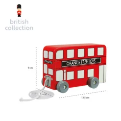 Orange Tree Toys London Bus Pull Along Toy