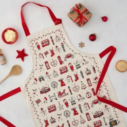 Victoria Eggs London Christmas Children's Apron