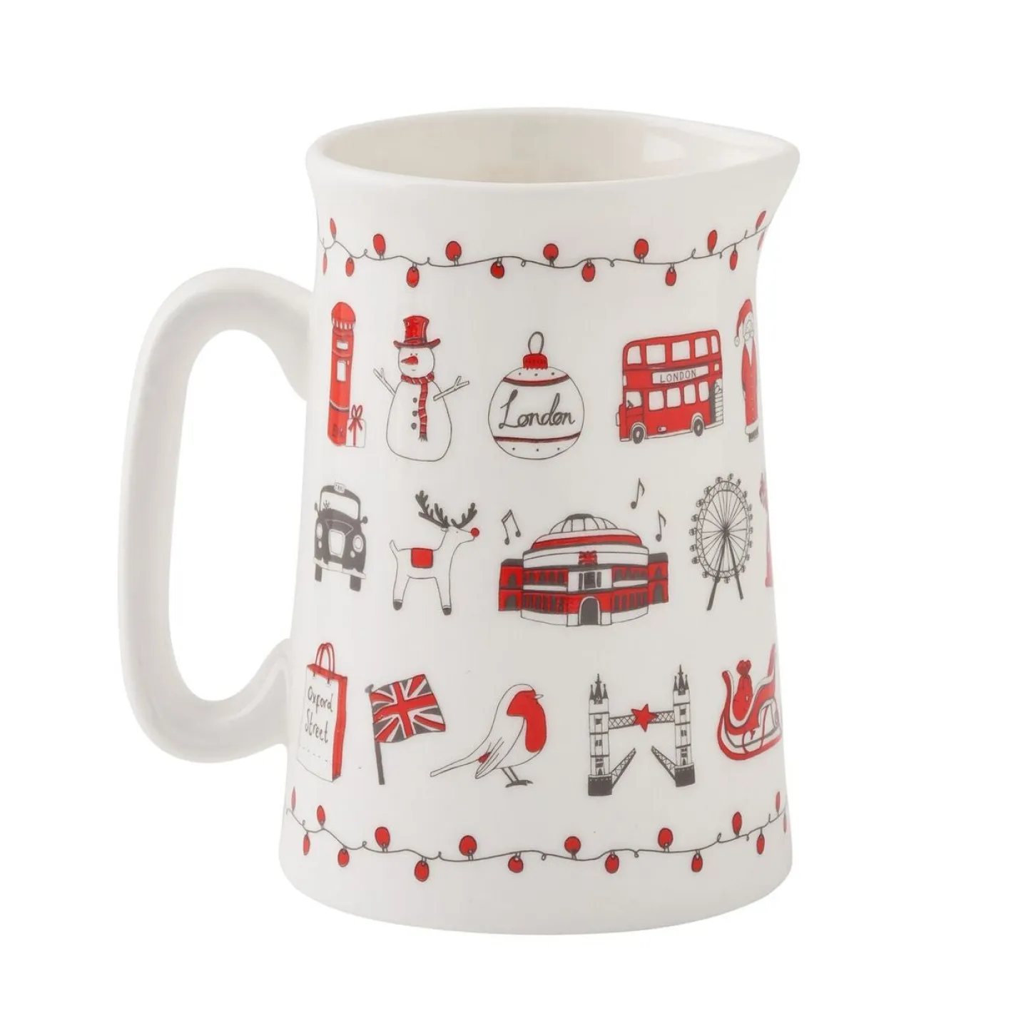 Victoria Eggs London Christmas Half Pint Jug