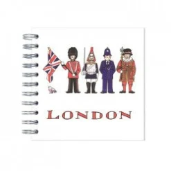 Alison Gardiner London Figures Wire Bound Mini Notebook