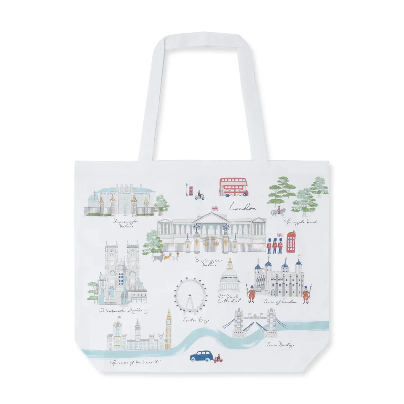 Sophie Allport London Scene Cotton Tote Bag