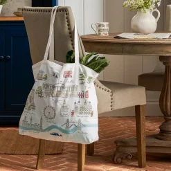 Sophie Allport London Scene Cotton Tote Bag