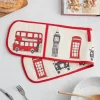 Victoria Eggs London Skyline Double Oven Glove