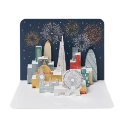 The Art File London Skyline Pop Out Greeting Card