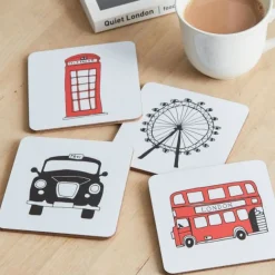 Victoria Eggs London Skyline Set of 4 Coasters