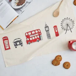 Victoria Eggs London Skyline Tea Towel