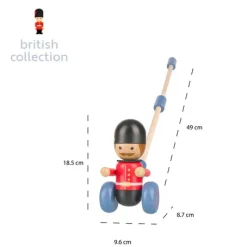 Orange Tree Toys London Soldier Push Along (Boxed)