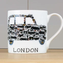 Mclaggan Smith London Taxi Bone China Mug