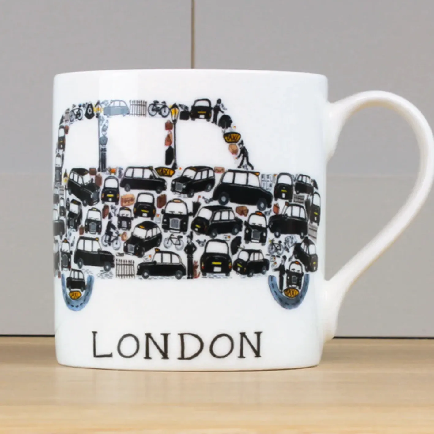 Mclaggan Smith London Taxi Bone China Mug